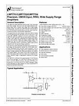 DataSheet LMP7702 pdf